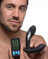 E-Stim Pro Silicone Vibrating Prostate Massager with Remote Control