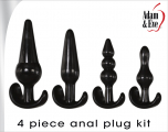 Adam's Anal Plug Kit 4 Piece