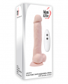 Adam's True Feel Rechargeable 7" Vibrating Dildo w Remote
