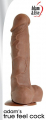 Adam's True Feel Cock Realistic 7" Dildo Brown