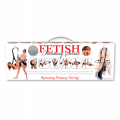 Fetish Fantasy Series Spinning Fantasy Swing Black