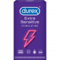 Durex Extra Sensitive Stimulating Latex Condoms 12ct