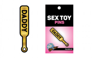 Rainbow "Daddy" Paddle Pin