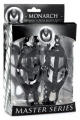  Master Series Monarch Noir Black Clover Style Nipple Clamps