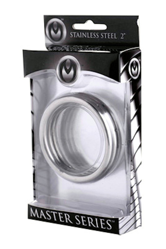 .Master Series Echo 2" Stainless Steel Triple Cock Ring