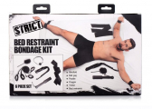 Strict Bed Bondage Restraint Kit (Set of 6) - Black