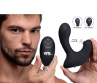 10X Inflatable and Tapping Silicone Remote Prostate Vibrator