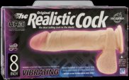 Ultra Realistic Vibrating Cock 8" 