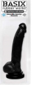 Basix 9" Suction Cup Dong Black