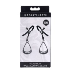 Velvet Noir Tuggable Nipple Clamps
