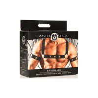 Elastic Chest Harness w Arm Bands L/XL