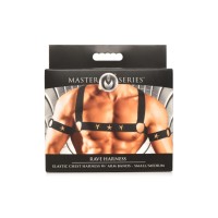 Elastic Chest Harness w Arm Bands S/M