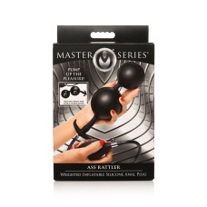 Ass Rattler Weighted Inflatable Anal Plug Master Series