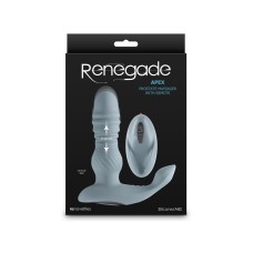 Renegade Apex Gray Thrusting Prostate Massager w Remote Control