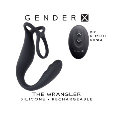 Gender X The Wrangler Prostate Stimulator & Cockring W Remote