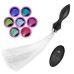 Vibrating Silicone Fiber Optacal Butt Plug