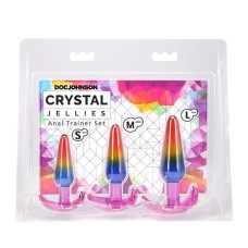 Crystal Jellies Anal Training Kit Rainbow