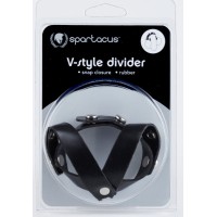 Cock Gear Black V Style Cock & Ball Divider