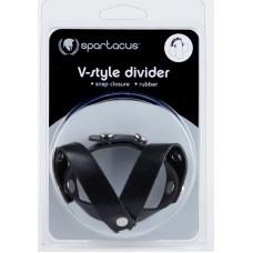 Cock Gear Black V Style Cock & Ball Divider