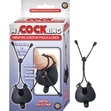 My Cockring Vibrating Scrotum Pouch & Cinch 