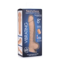 Fleshstixxx 8" Vibrating Dildo w Balls