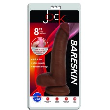 Jock Bareskin 8" Latte Dildo w Balls