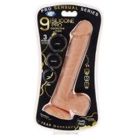 Pro Sensual Premium Silicone 9" Dildo Tan