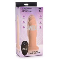 Swell 7x Inflatable Vibrating 7" Dildo w Remote