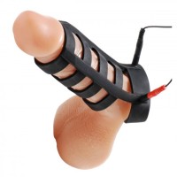 Power Cage Silicone E-Stim Cock & Ball Sheath