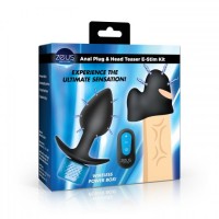Anal Plug & Head Teaser E-Stim Kit Anal Plug & Head Teaser E-Stim Kit