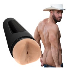 Man Squeeze Chad White Ultraskyn Masturbator - Butt