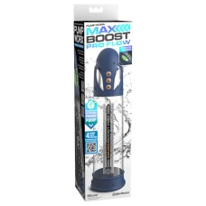 Max Boost Pro Flow Power Penis Pump Blue Clear