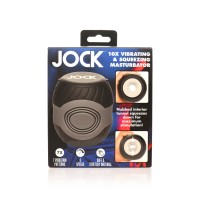  Jock 10X Vibrating and Squeezing Double Masturbator